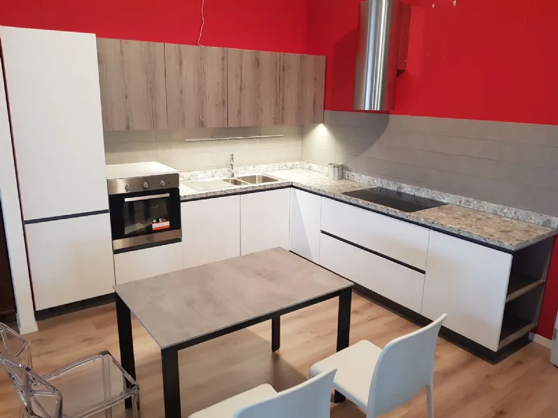 Cucina componibile con tavolo a scomparsa Futura 03