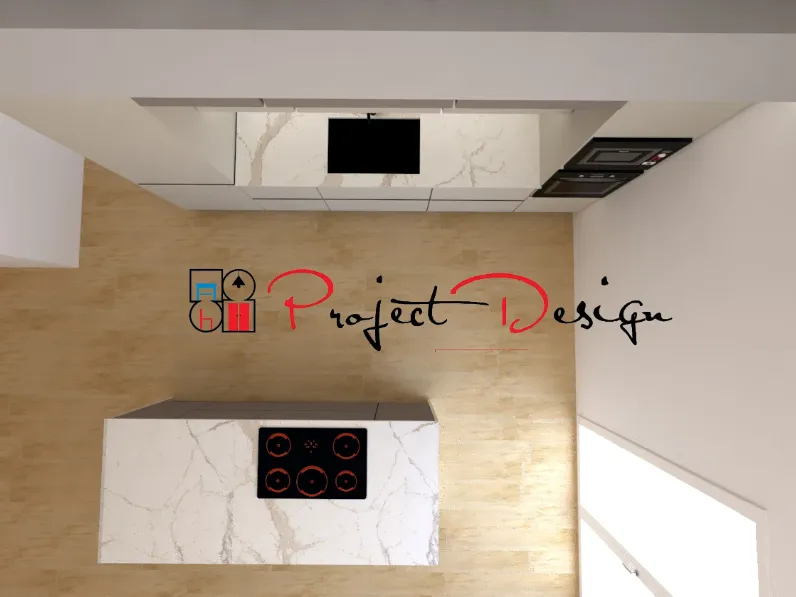 Cucina con isola design tortora Astra Sp22 a soli 6250 Euro