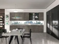 Cucina bianca design ad angolo Vivere italia 12 Spagnol cucine in Offerta Outlet