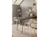 Cucina con penisola in polimerico altri colori York 03 a prezzo ribassato