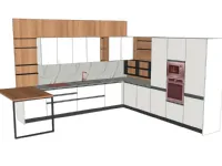 Cucina a prezzo ribassato ad angolo moderna Hera Prima cucine