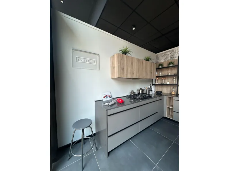 Cucina ad angolo Cubodesign Menta SCONTATA 50%