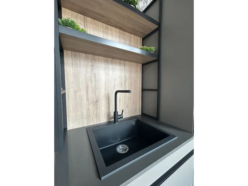 Cucina ad angolo Cubodesign Menta SCONTATA 50%