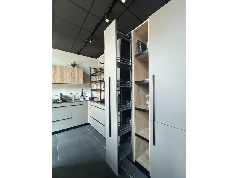 Cucina ad angolo Cubodesign Menta SCONTATA 50%
