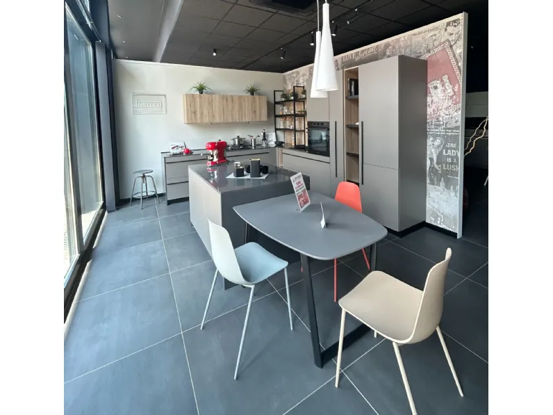 Cucina ad angolo Cubodesign Menta SCONTATA 50%