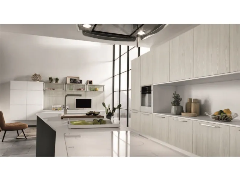 Cucina moderna ad isola Colombini casa Essenza04 a prezzo ribassato