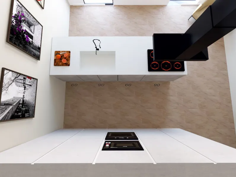 Cucina moderna altri colori Astra ad isola Sp22 in offerta