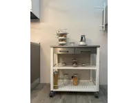 Cucina New chef moderna bianca Pezzani lineare scontata 40%