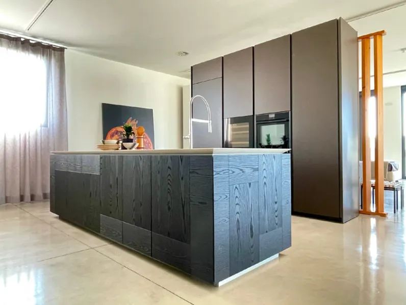Cucina a PREZZI OUTLET in legno Molteni & c -50%