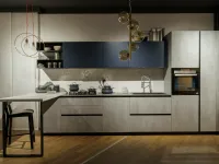 Cucina altri colori moderna con penisola Delinea Scavolini scontata