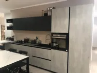 Cucina altri colori moderna con penisola Delinea Scavolini scontata