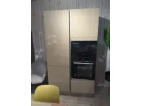 Cucina rovere chiaro moderna con penisola Ginevra Aran a soli 6000 Euro