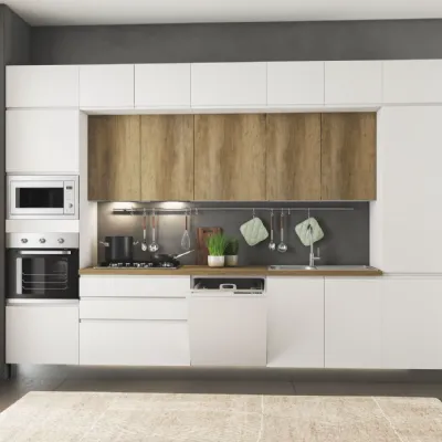 Cucina altri colori moderna lineare Aria Evo cucine in offerta