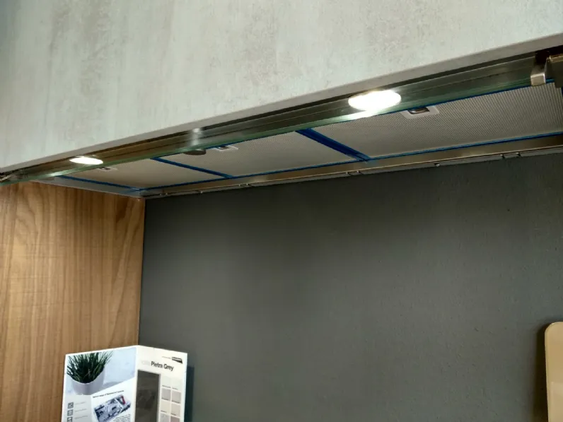 Cucina moderna lineare Cubodesign Cucina noce dozuki a prezzo ribassato