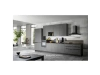 Cucina lineare in laminato materico altri colori Easy 020 * a prezzo scontato