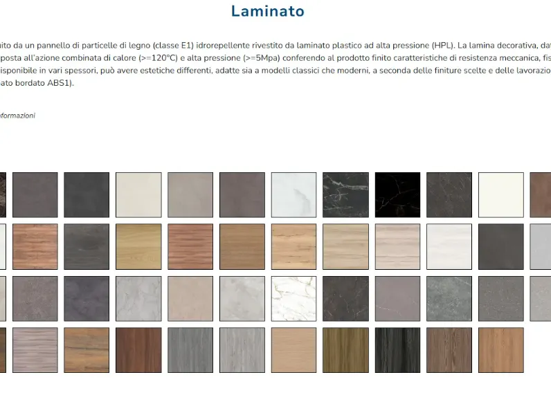 Cucina lineare in legno rovere chiaro Jey feel 01 a prezzo scontato