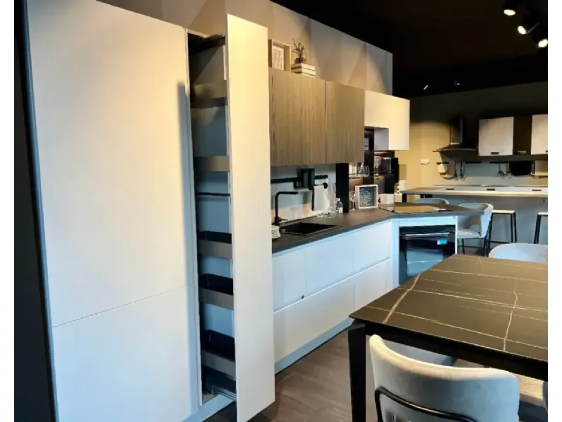 Cucina bianca moderna lineare Tablet  Creo a soli 8300 Euro