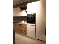 Cucina moderna rovere chiaro Scavolini ad isola Family scontata