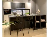 Cucina altri colori moderna con isola Scavolini Motus a soli 12000