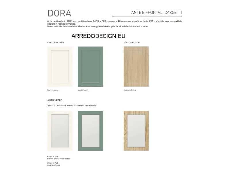 Cucina altri colori moderna lineare Dora Net cucine in Offerta Outlet