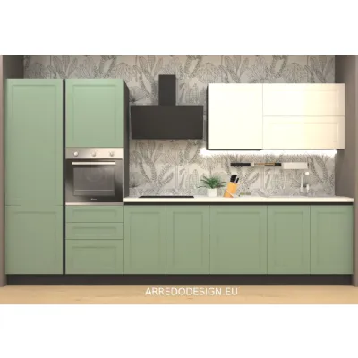 Cucina altri colori moderna lineare Dora Net cucine in Offerta Outlet