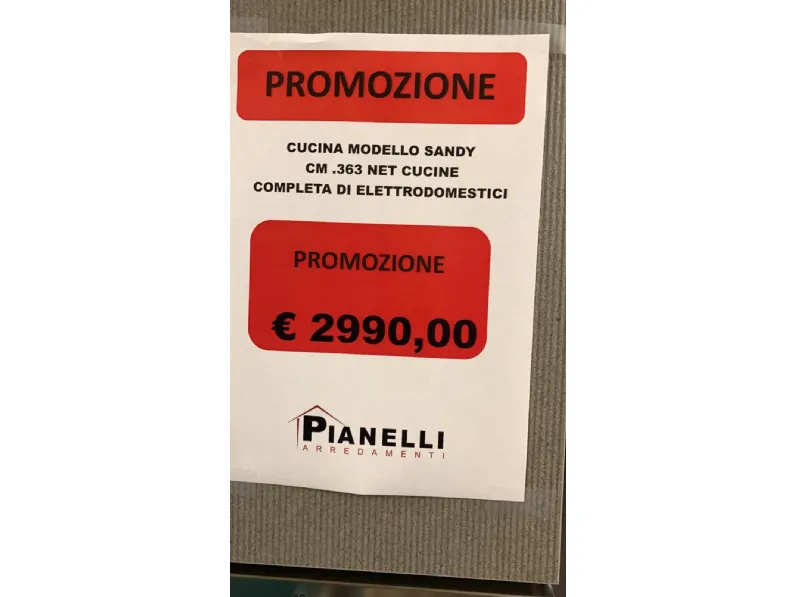 Cucina modello Sandy Net cucine PREZZO SCONTATO 32%