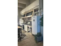 Cucina No ve industriale bianca Marchi cucine lineare scontata 51%