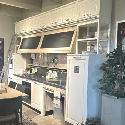 Cucina No ve industriale bianca Marchi cucine lineare scontata 51%
