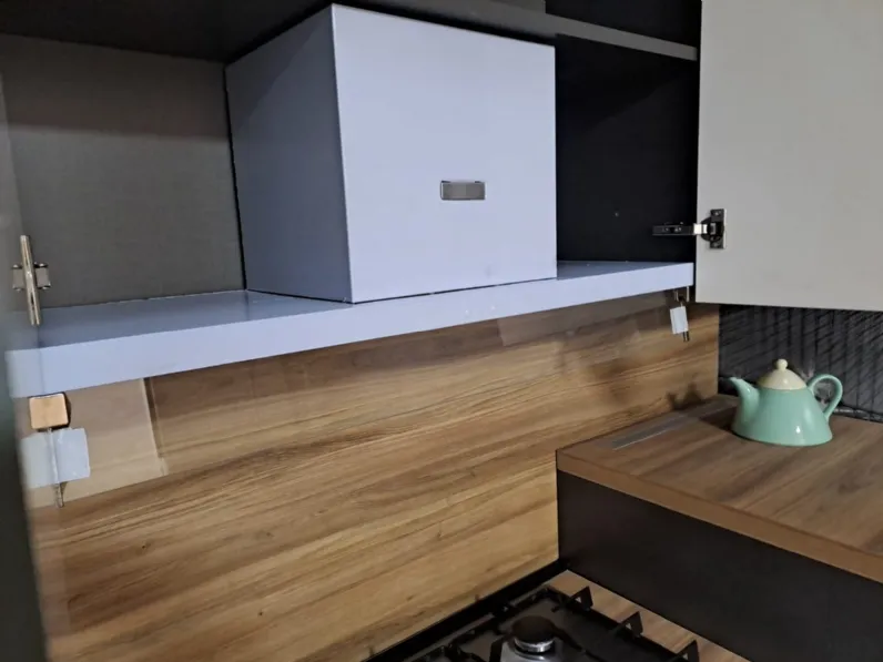 Cucina noce moderna lineare Kelly330 Net cucine a soli 5355€