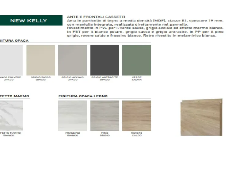 Cucina noce moderna lineare Kelly330 Net cucine a soli 5355€