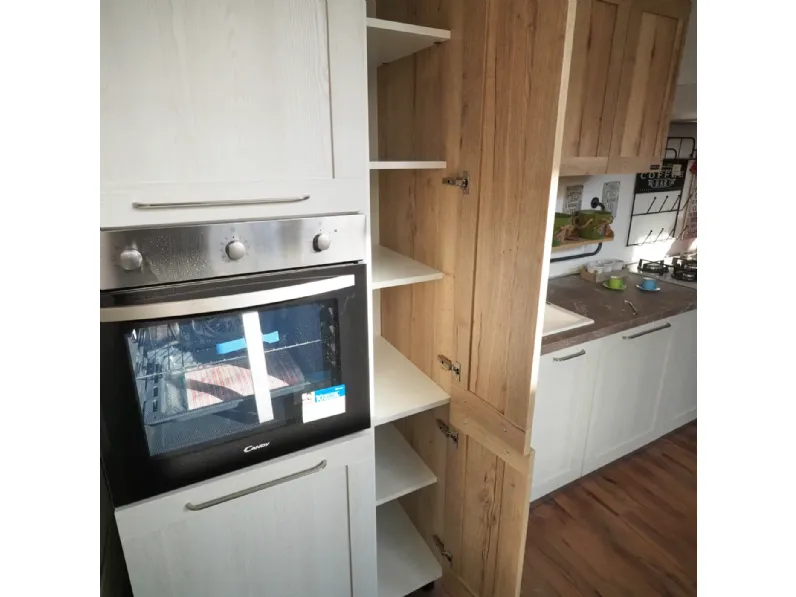 Cucina provenzale lineare Cucina shabby white  Nuovi mondi collection a prezzo ribassato
