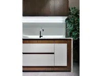 Cucina rovere chiaro design lineare Opera Tisettanta a soli 25000