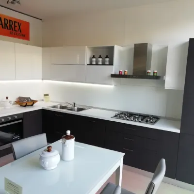 Cucina Oriente+arcobaleno moderna altri colori con penisola Arrex