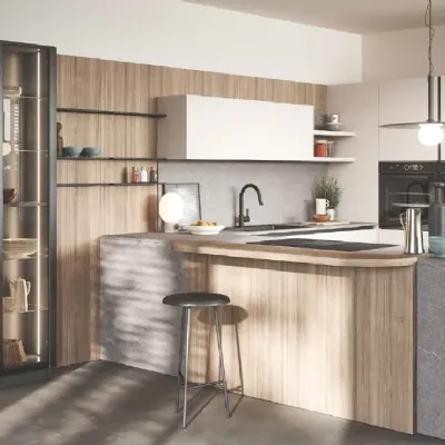 Cucina modello Domino composizione 06 Prima cucine PREZZO SCONTATO 50%