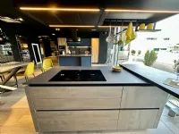 Cucina Prima cucine moderna con isola altri colori in melaminico Domino