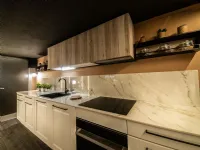 Cucina Prima cucine classica lineare bianca in legno Maya