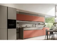 Cucina moderna lineare Domino Prima cucine a prezzo ribassato