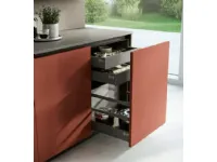 Cucina moderna lineare Domino Prima cucine a prezzo ribassato