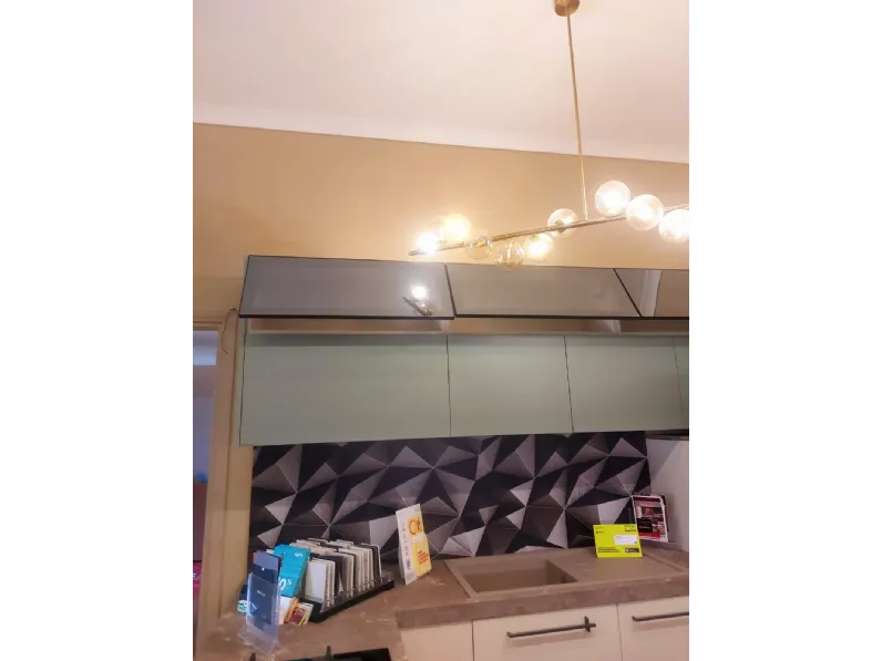 Cucina moderna ad angolo Quadra Colombini casa a prezzo ribassato