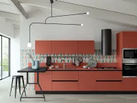 Cucina lineare in laminato opaco a prezzo ribassato 35%