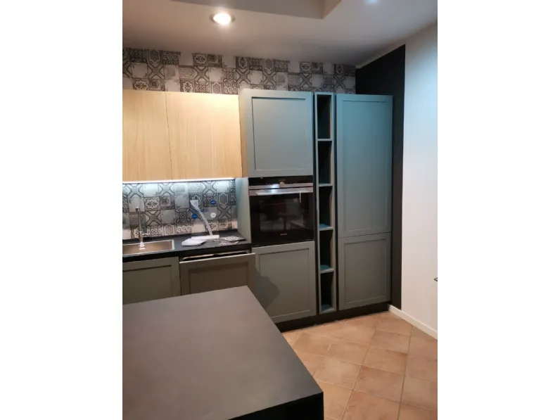 Cucina rovere chiaro moderna con penisola Gicinque Cucina gicinque mod prime a soli 4970 Euro