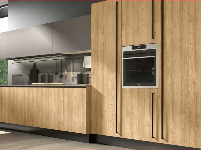 Cucina lineare Arredo3 Asia 10 SCONTATA 40%