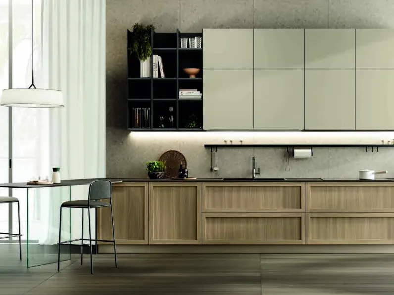 Scopri la cucina Penta / lungomare compo 12 di Colombini casa in OFFERTA OUTLET 