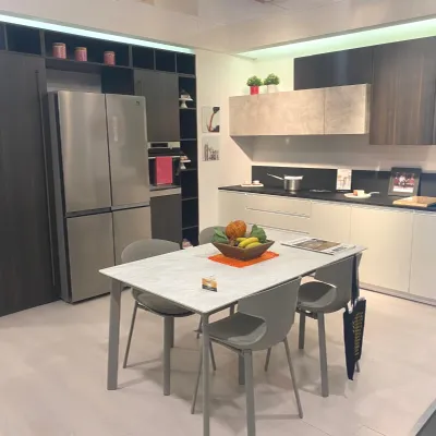 Cucina a PREZZI OUTLET in legno Arrex -49%