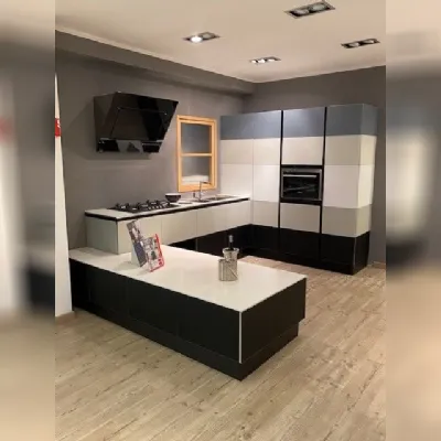 CUCINA Scavolini con penisola Tetrix SCONTATA