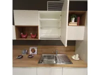 Cucina grigia moderna con penisola Urban Scavolini a soli 6200