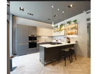 Cucina a prezzo ribassato con penisola design Formalia Scavolini