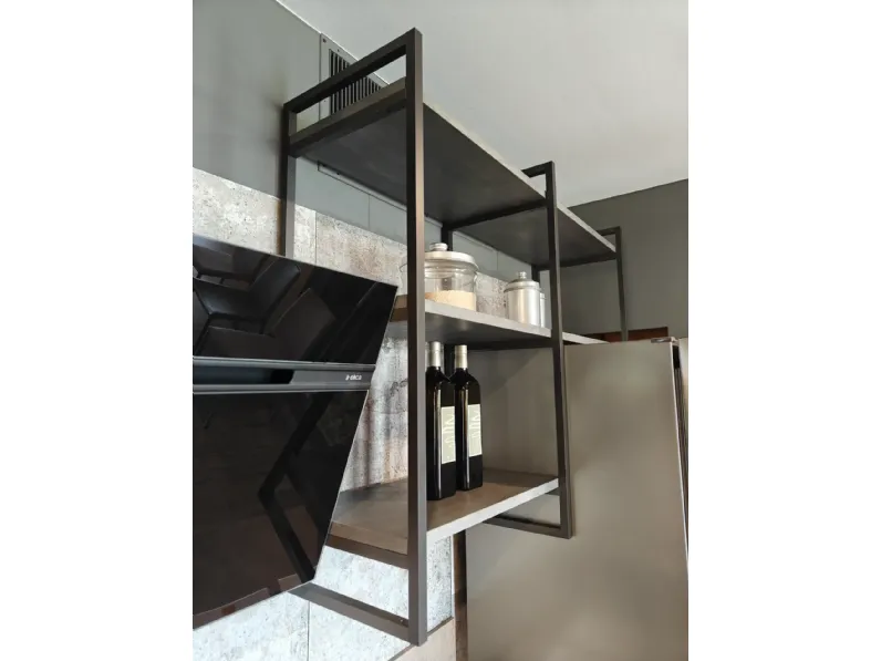 Cucina lineare in laminato materico altri colori Liberamente a prezzo scontato