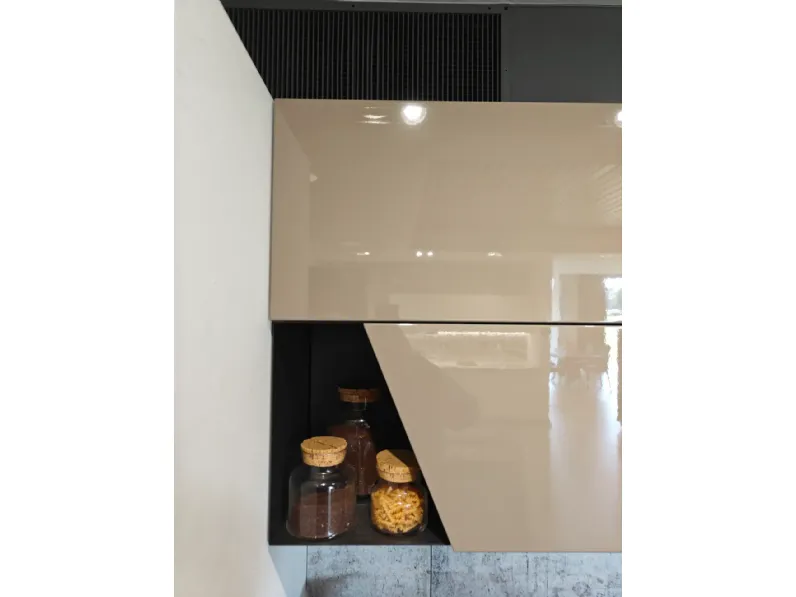 Cucina lineare in laminato materico altri colori Liberamente a prezzo scontato