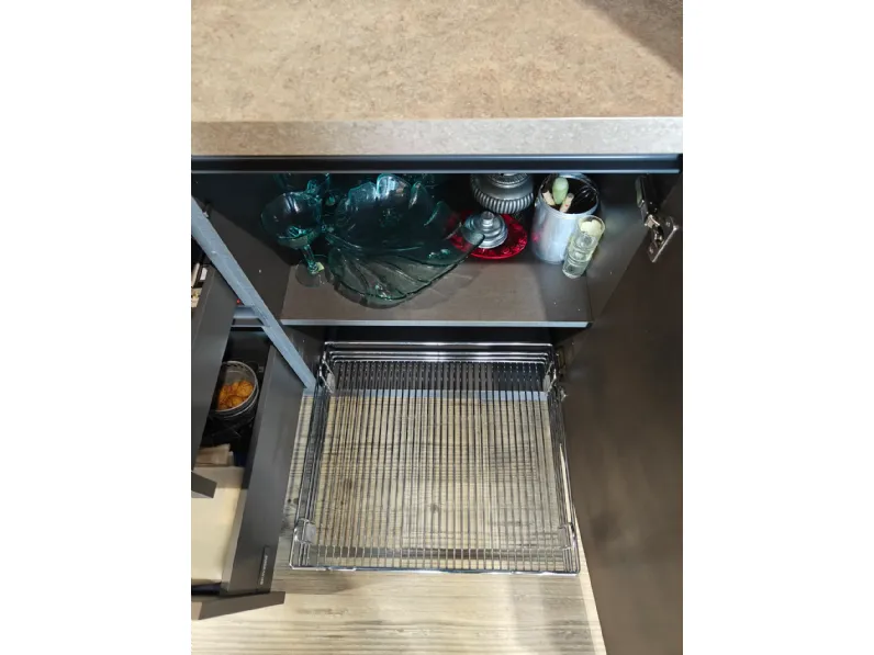 Cucina lineare in laminato materico altri colori Liberamente a prezzo scontato